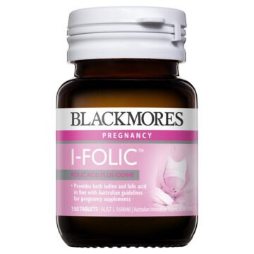 Viên Uống Blackmores I-Folic 150 Viên Bổ Sung I-ốt Folic Cho Bà Bầu - Mom Mom VN