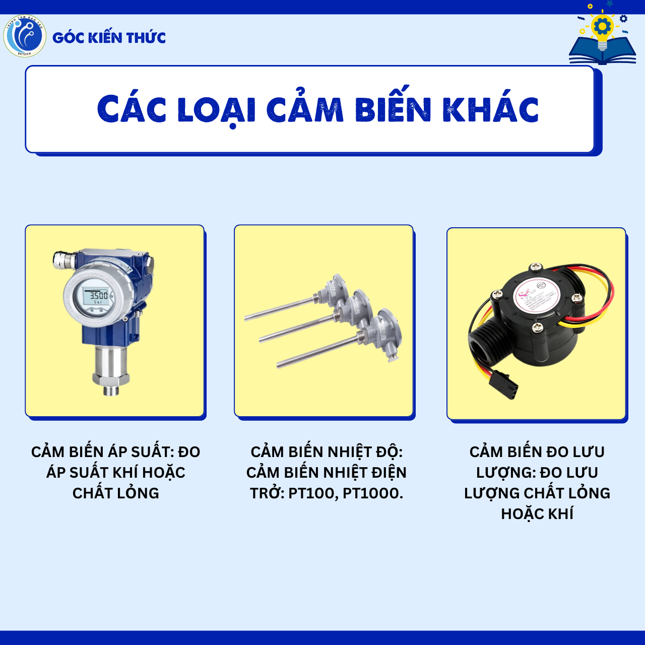 CẢM BIẾN, RELAY TRUNG GIAN - CÁC LOẠI CẢM BIẾN KHÁC