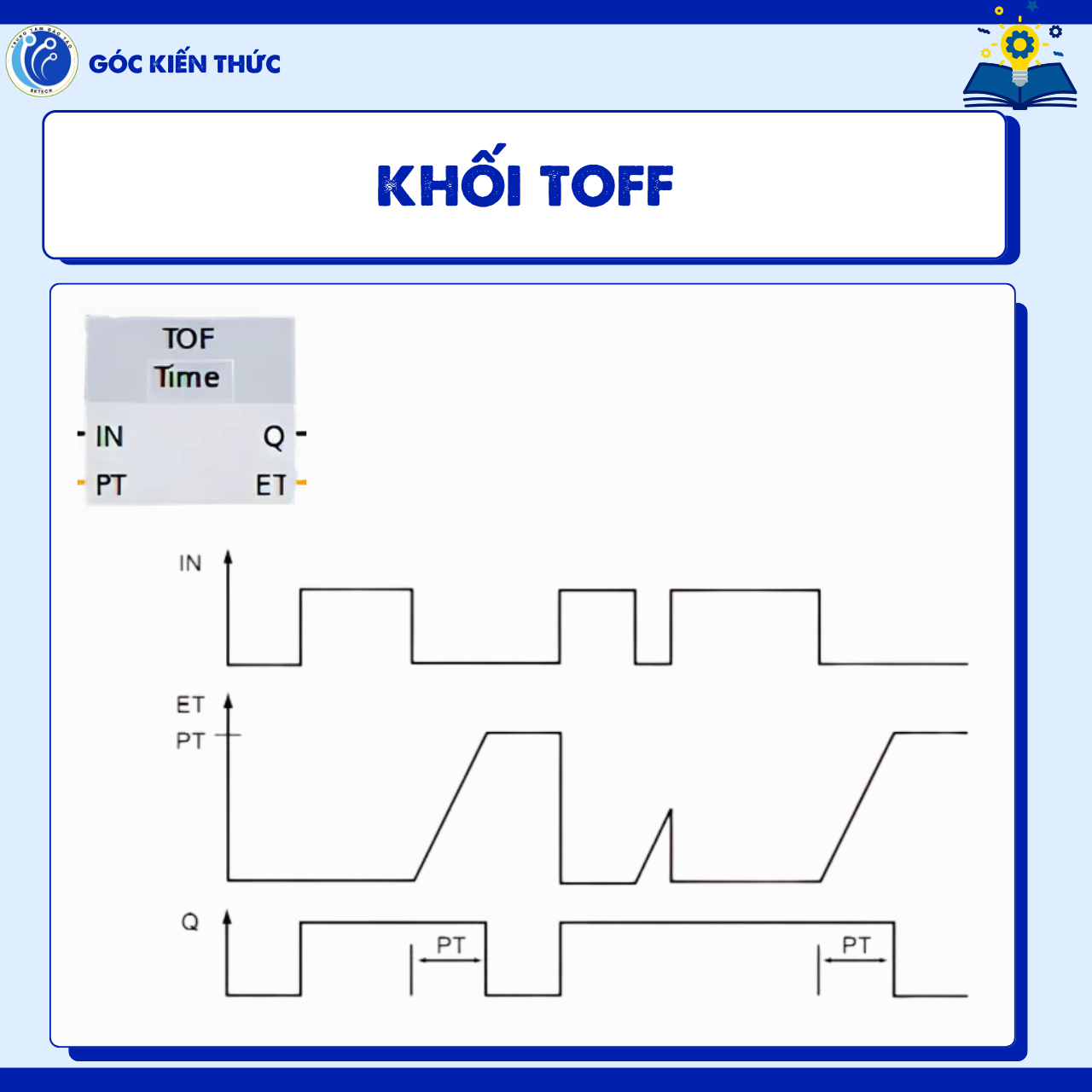 TIMER - KHỐI TOFF - LẬP TRÌNH PLC BKTECH