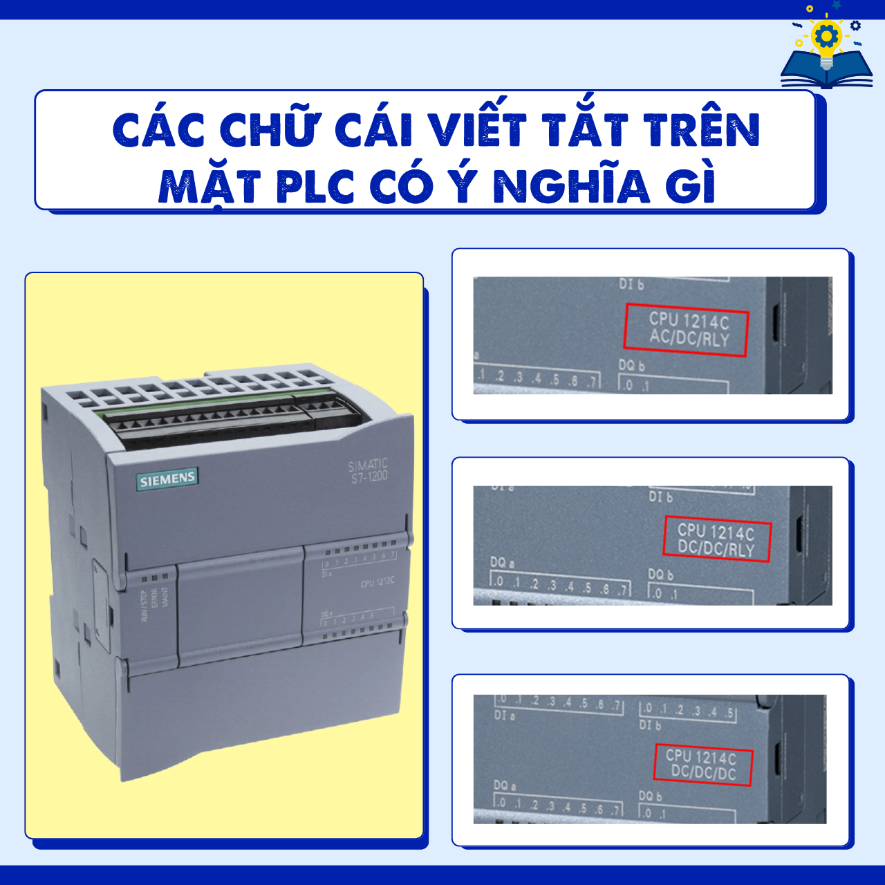 các chữ cái viết tắt trên mặt plc có ý nghĩa gì các chữ cái viết tắt trên mặt plc có ý nghĩa gì